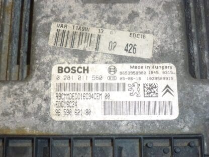 ECU Bosch EDC16C34 Peugeot 206 0281011560 9659823880 1939QJ
