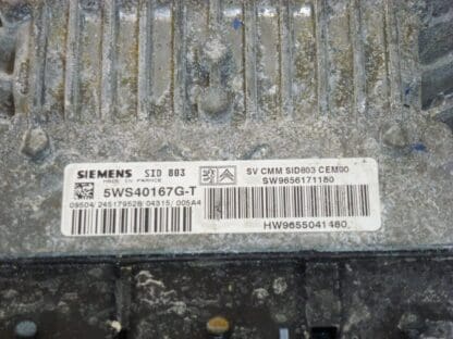 ECU Siemens SID 803 5WS40167G-T 1940ZR