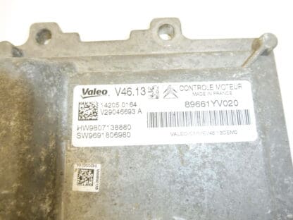 Unitate de control Valeo V46.13 Citroën Peugeot 9807138880 9691806980 9691682380
