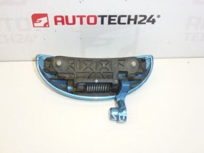 Maner portiera spate stanga Citroën C1 Peugeot 107 albastru metalic 9101AQ - imagine 2